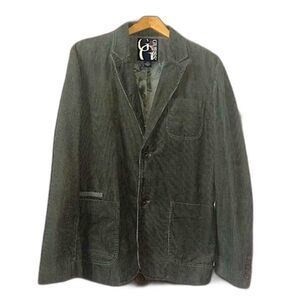Guess Blazer Sports Jacket Corduroy Army Green Men's Size Medium Lined